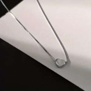 Heart Pendant Necklace Dainty Minimalist Versatile Fashion Necklace Jewelry Gift